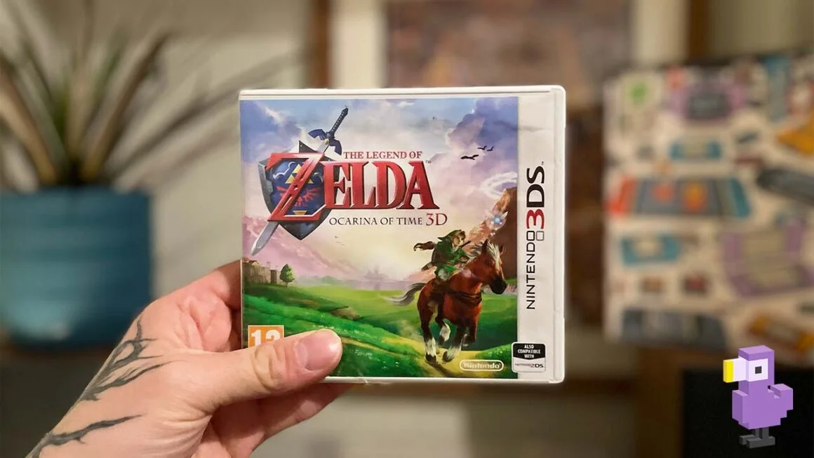 The Legend of Zelda Ocarina of Time game case cover art