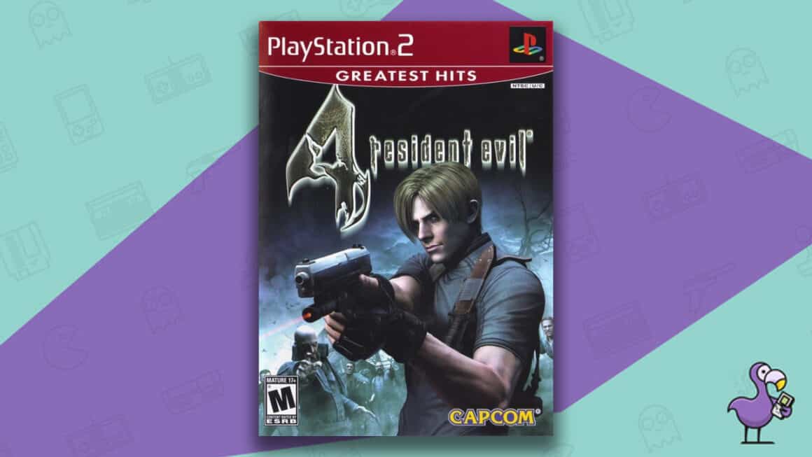 Resident Evil 4 game box for the PS2
