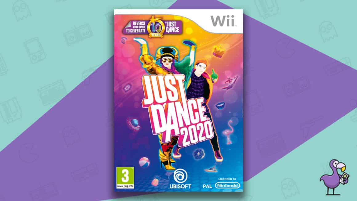 Cover art for Just Dance 2020 on the Nintendo Wii