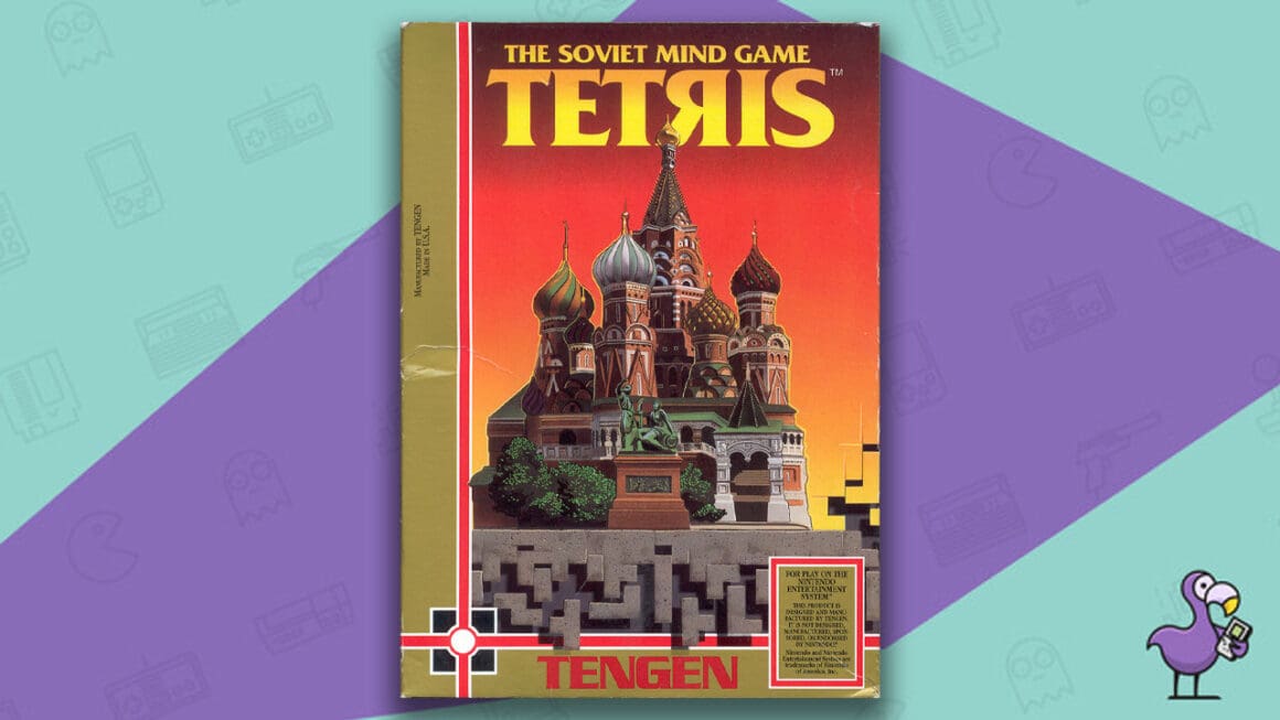 Tetris game case for the NES