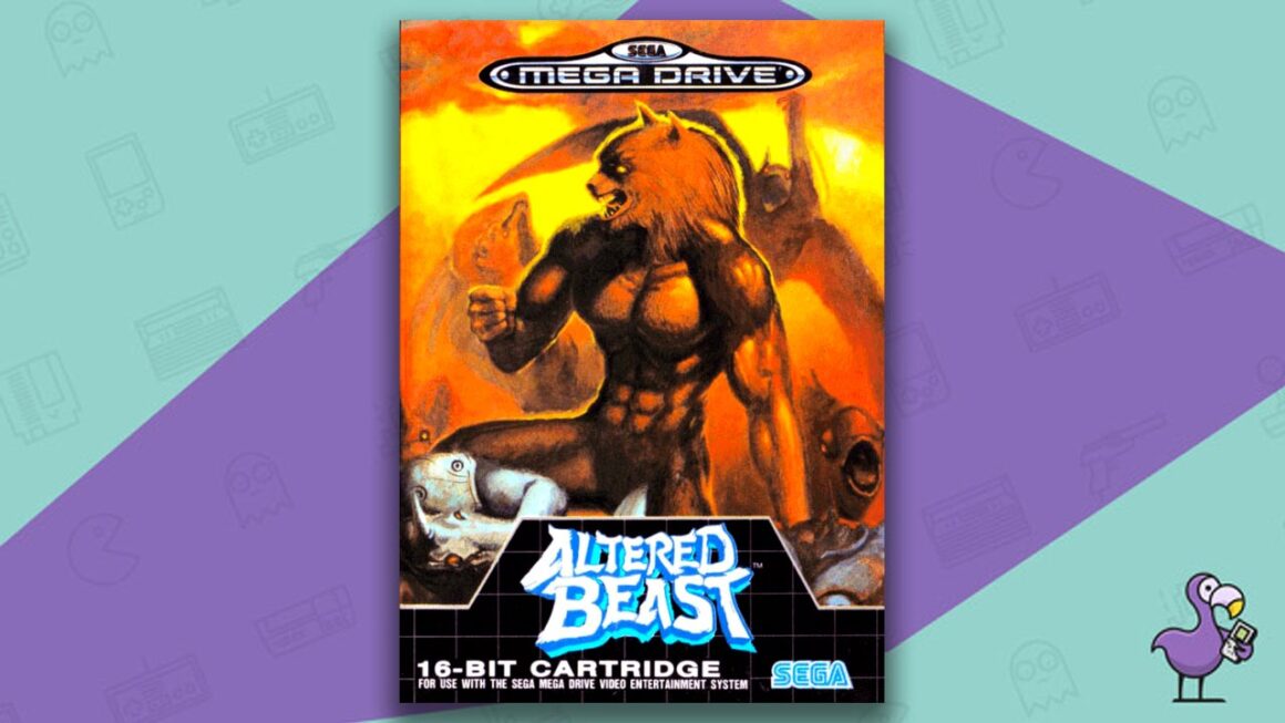 Best beat em up games - Altered Beast game case cover art Mega Drive
