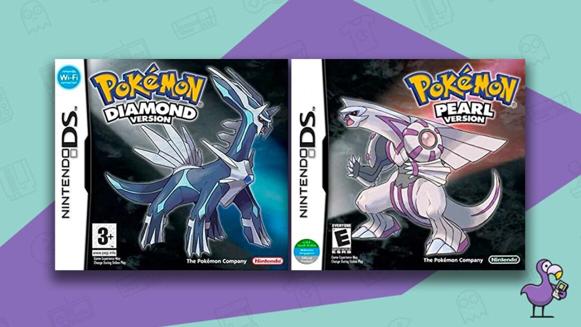 Best Selling Nintendo DS games - Pokemon Diamong & Pearl game case covert art