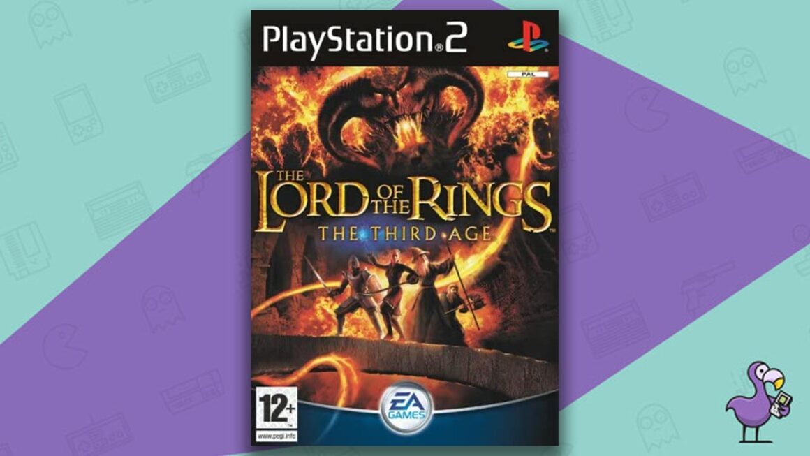 The Lord of the Rings The Third Age Ps2 game case