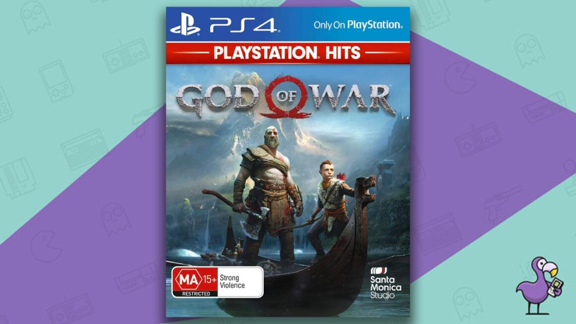 25 Most Popular Video Games Today - God of War PS4 game case cover art
