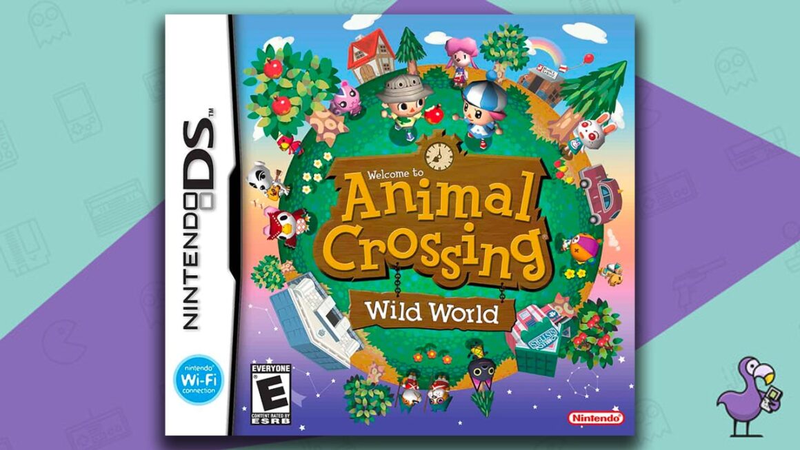 Best Selling Nintendo DS games - Animal Crossing: Wild World game case cover art