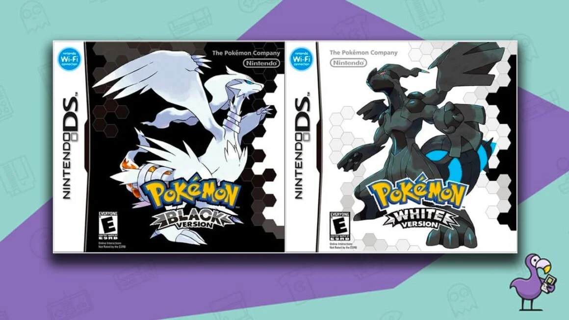 Best Selling Nintendo DS games - Pokemon Black & White game case cover art
