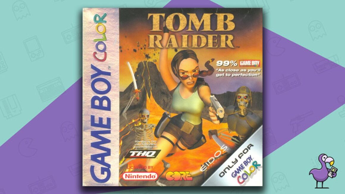 Tomb Raider GBC game case cover art