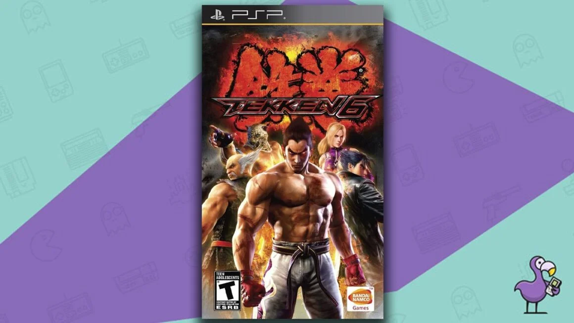 Best PSP Go Games - Tekken 6 game case cover art PSP