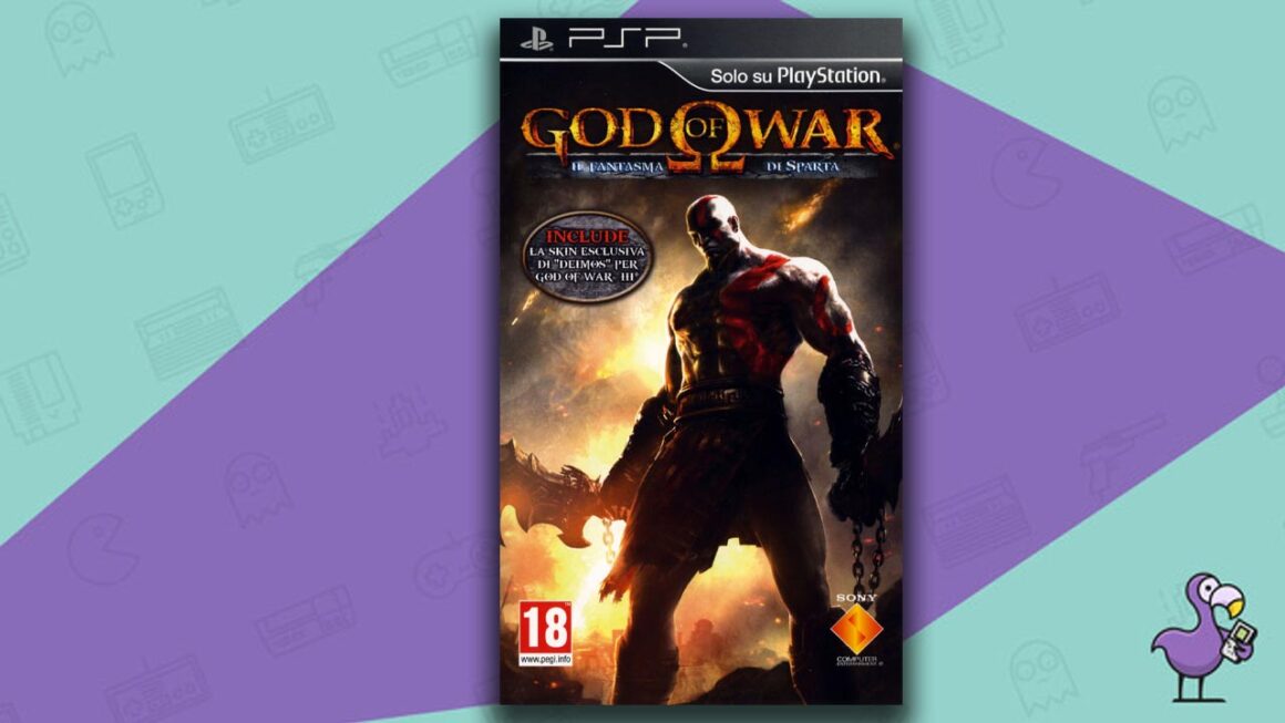 God of War Ghost of Sparta PSP game case