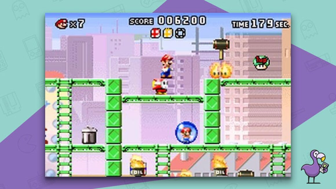 Mario Vs Donkey Kong GBA Gameplay