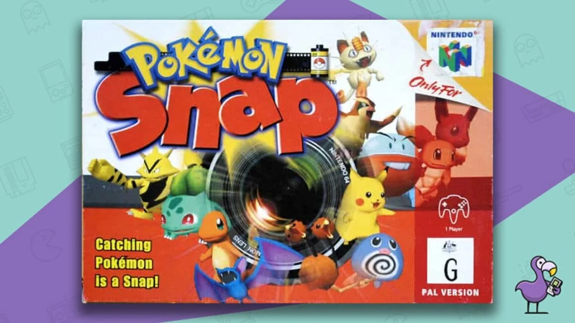 Pokemon Snap game case N64