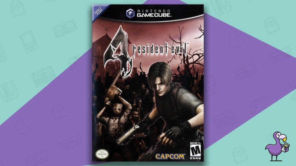 Resident Evil 4 game case cover art