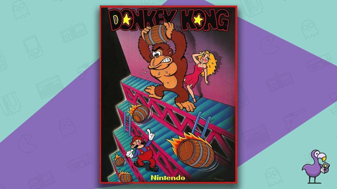 Donkey Kong arcade game art