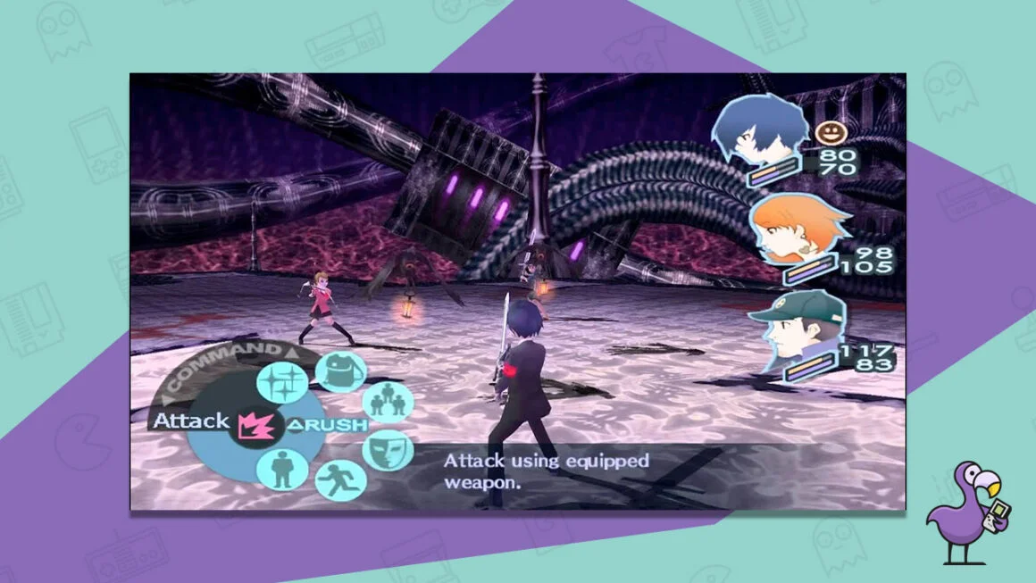 Persona 3 Portable psp gameplay