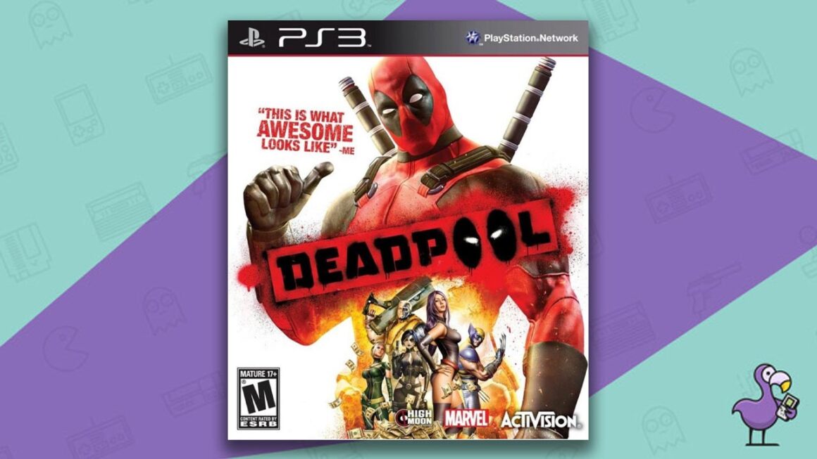 Deadpool game case cover art