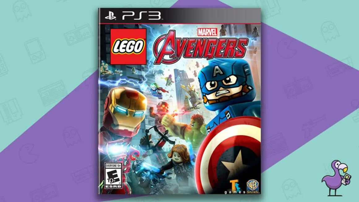 Marvel LEGO Avengers game case cover art