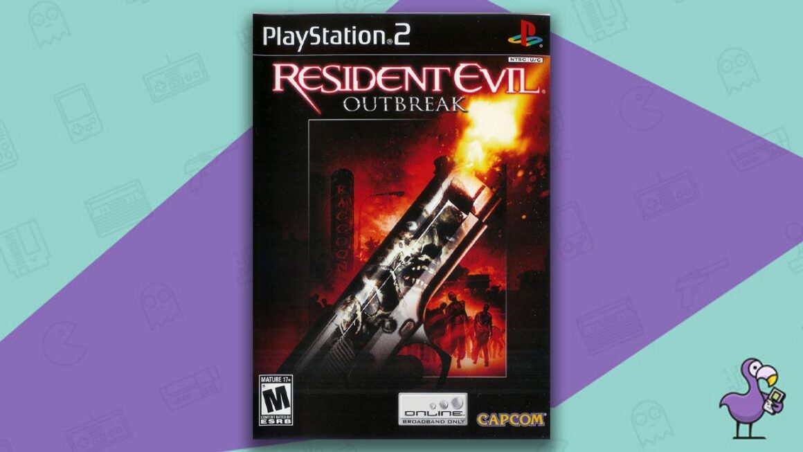 Resident Evil: Outbreak case for the PlayStation 2