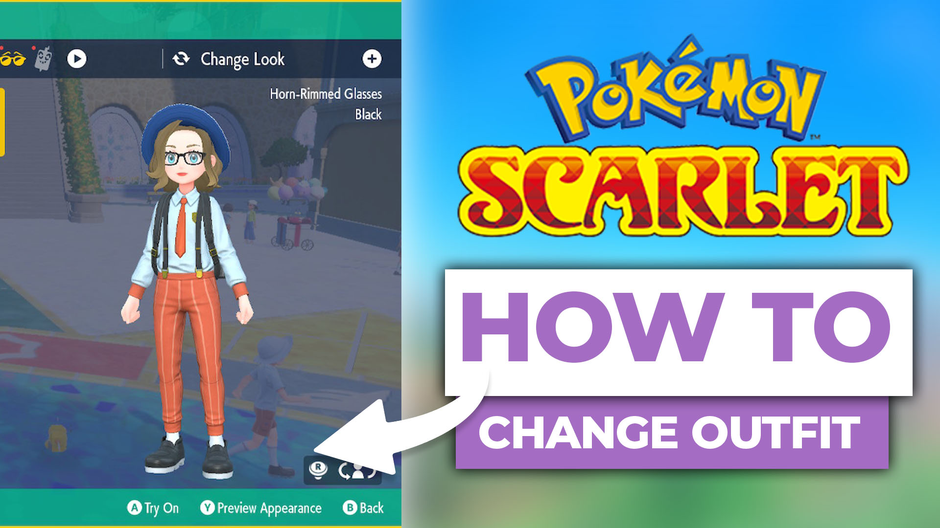 How to Change Clothes and Where to Buy Them - Pokemon Scarlet and