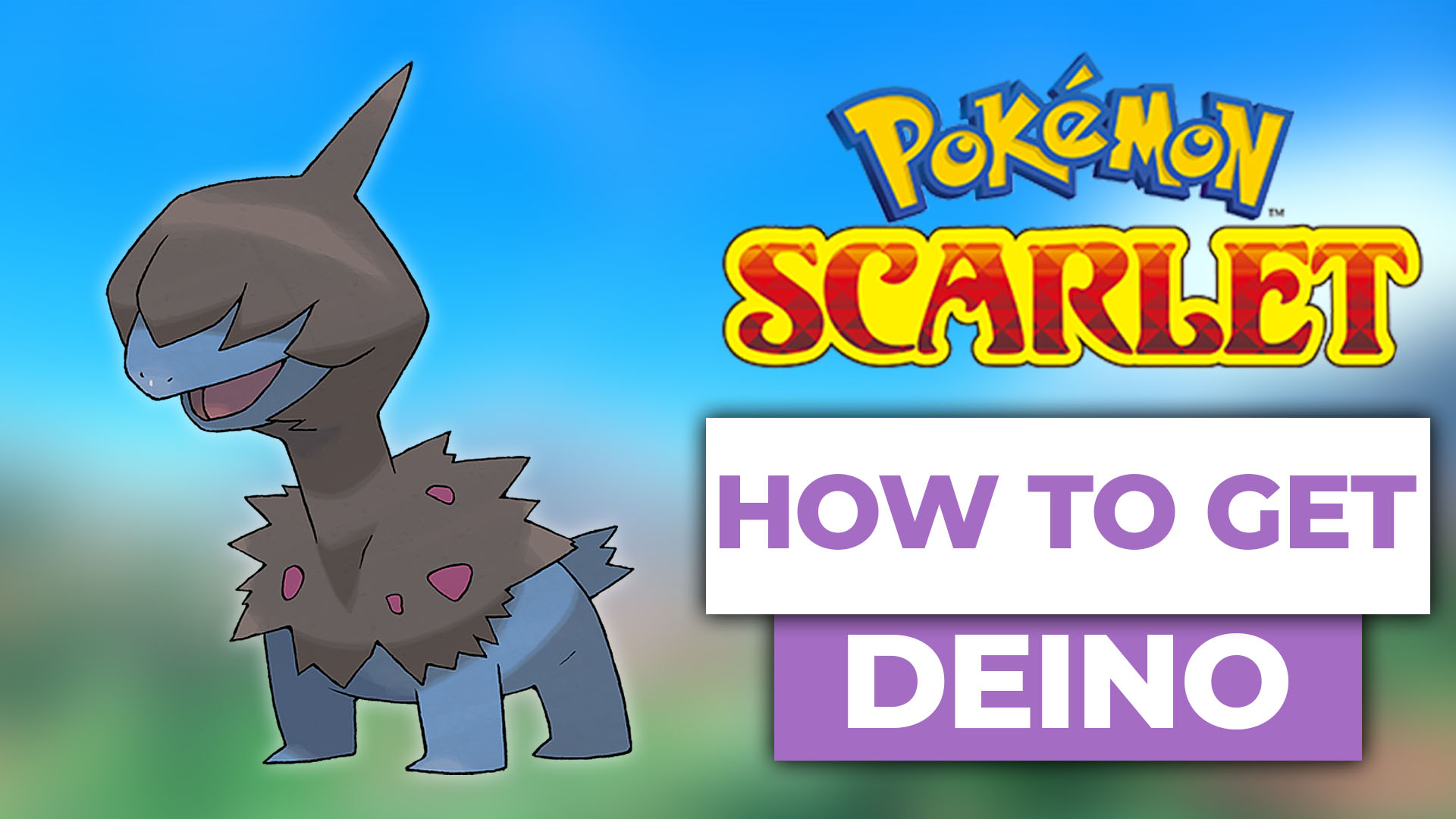 How To Get Deino In Pokemon Scarlet (The Easy Way)
