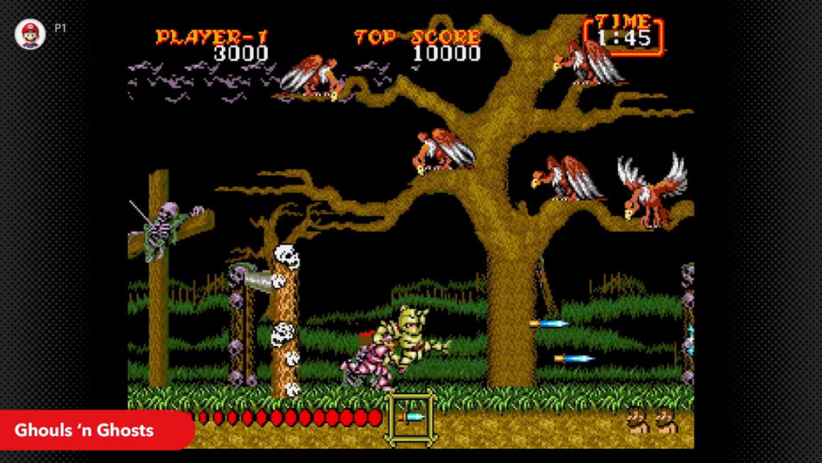 Ghouls ‘n Ghosts - new sega games to switch online