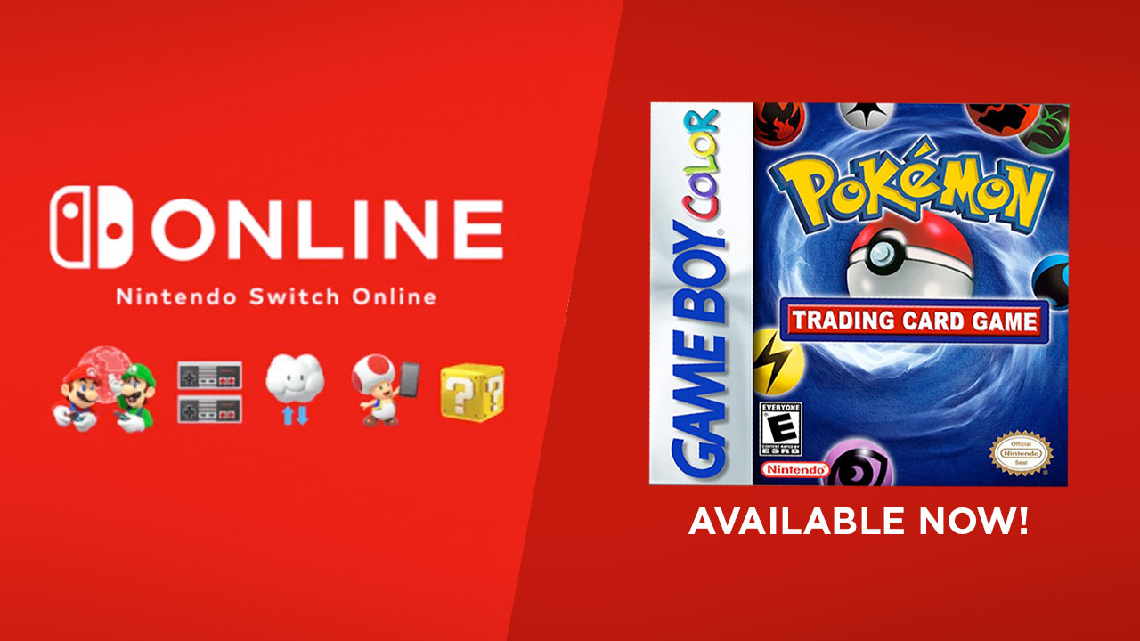 Two classic Pokémon games are available to play now! #NintendoSwitchOnline  members: 🔴 Pokémon Trading Card Game for #GameBoy Nintendo…