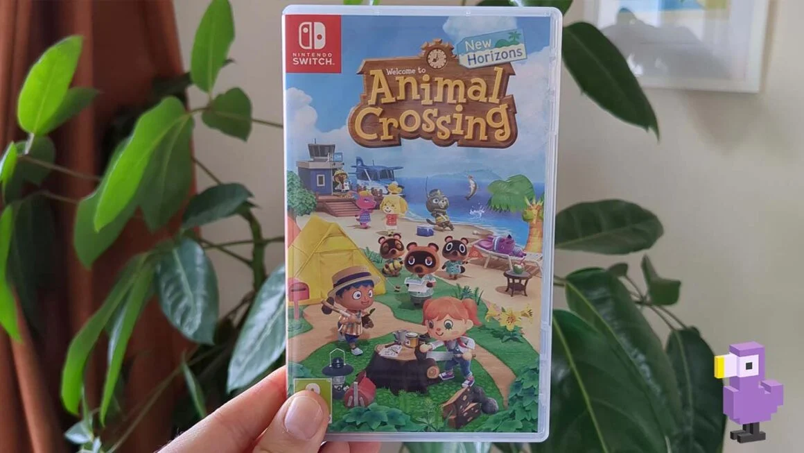 Animal Crossing for the Nintendo Switch game case