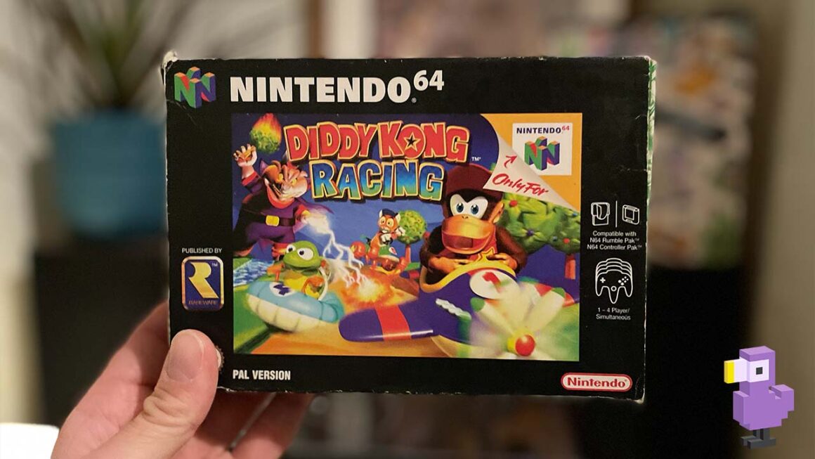 Diddy Kong Racing game case for the N64