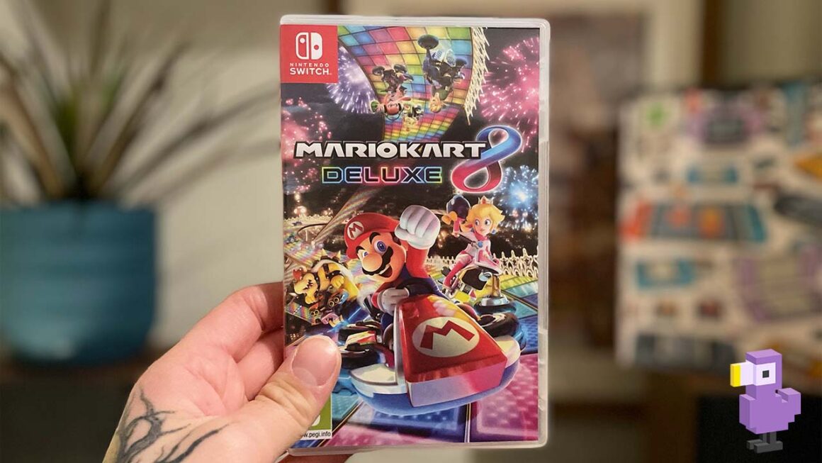 Mario Kart 8 Deluxe game case cover art