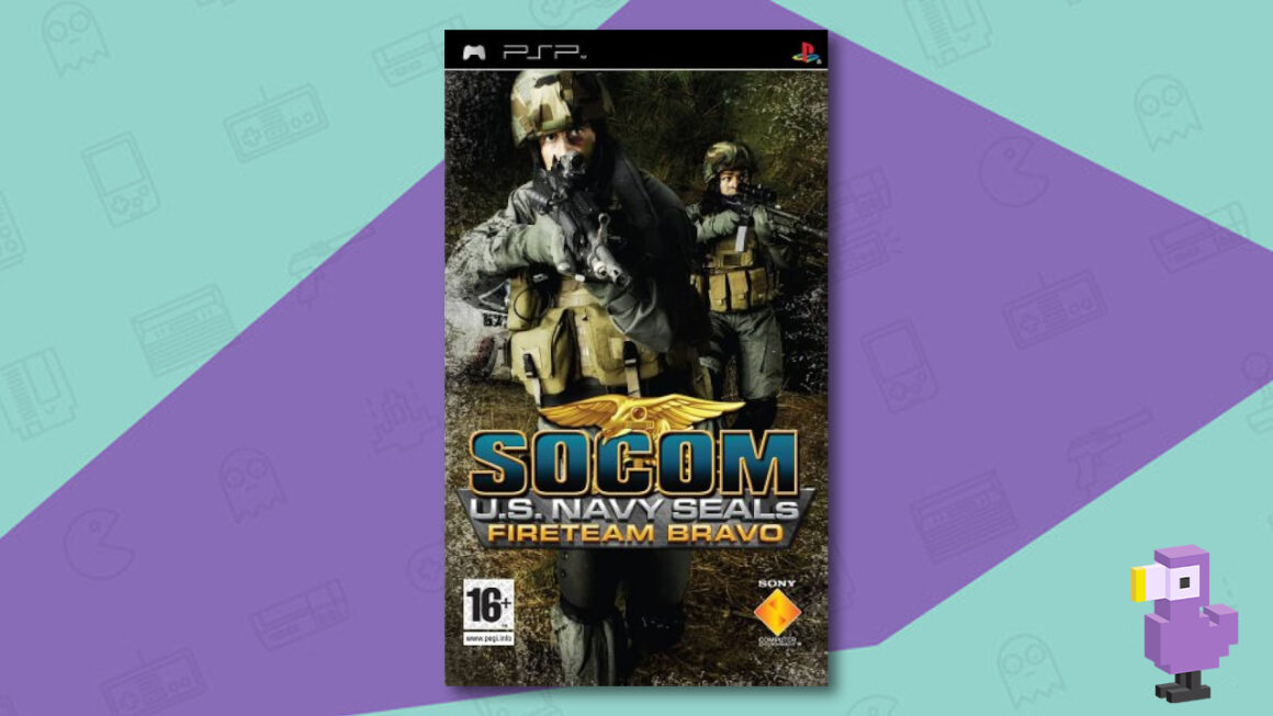 socom fire team bravo PSP game box