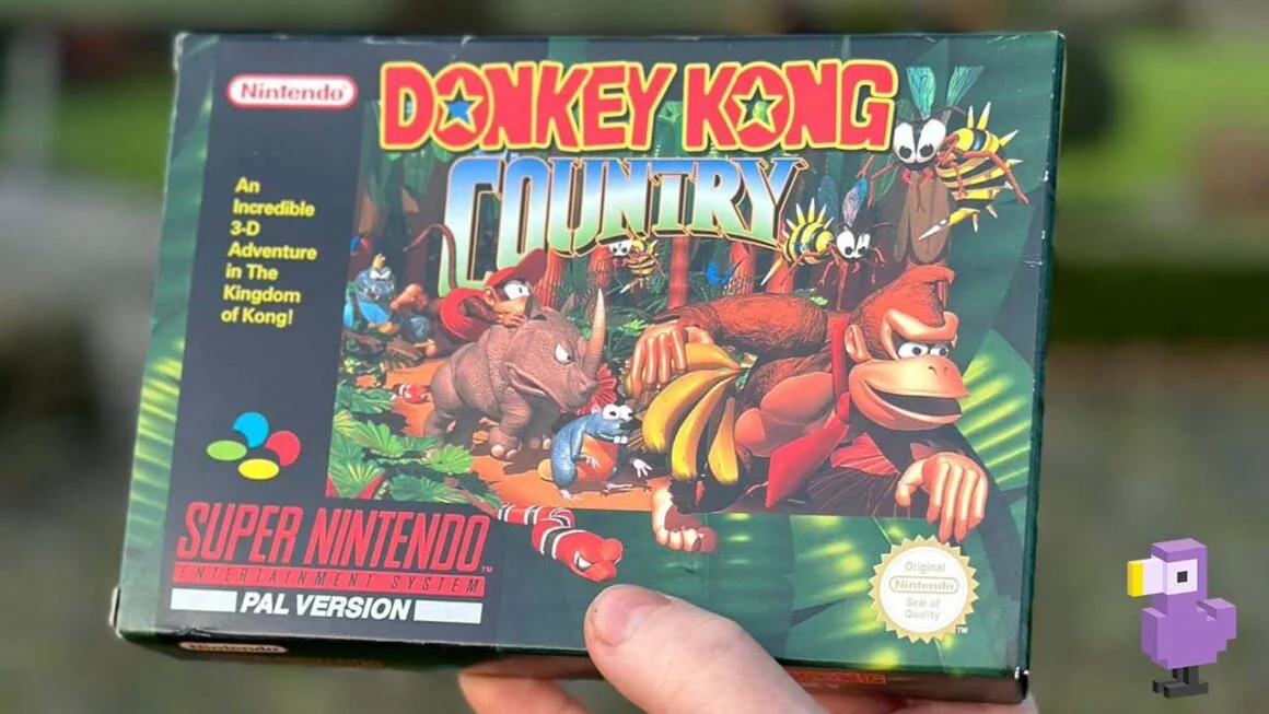 SNES Donkey Kong Country game box