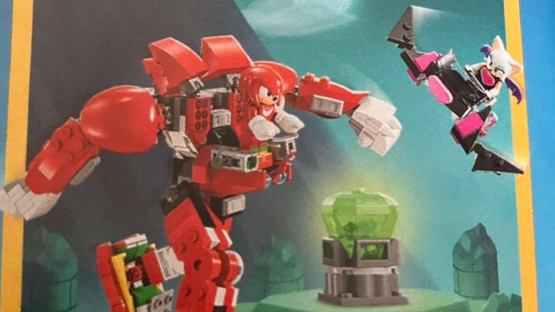Lego Knuckles, Shadow and Rouge teased for Sonic the Hedgehog sets