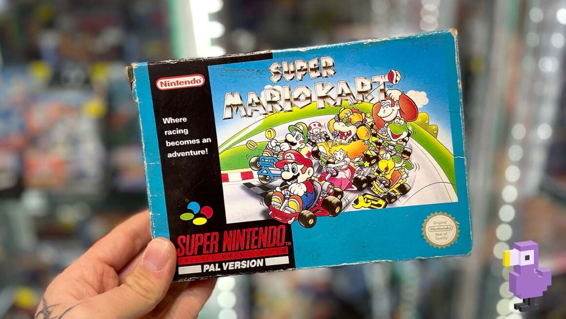 Super Mario Kart Game Case Cover Art