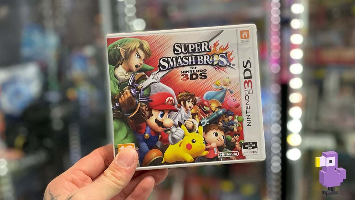 Super Smash Bros For Nintendo 3DS game case cover art
