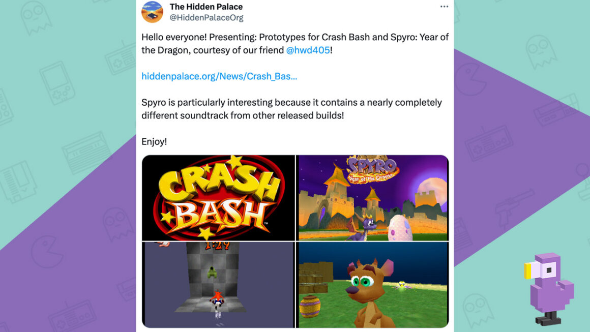 'Crash Bash' and 'Spyro: Year of the Dragon' Prototypes
