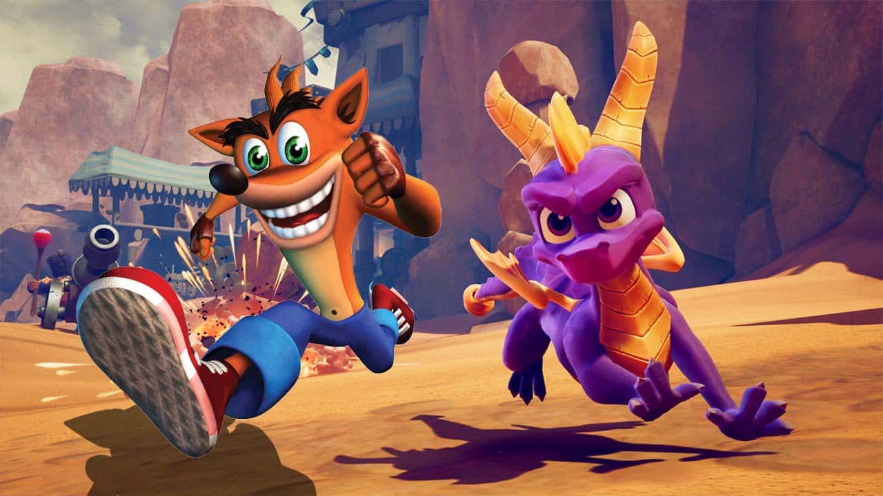 We almost had a Crash Bandicoot and Spyro crossover… but Activision canceled it