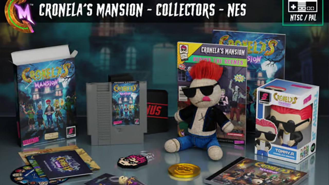 Collector's bundle for Cronela's Mansion on the NES