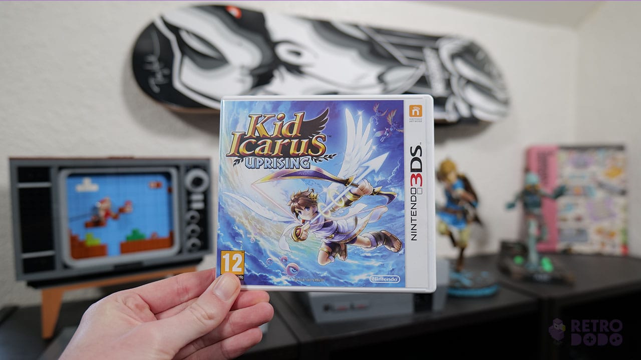 Rob from Retro Dodo holding Kid Icarus Uprising