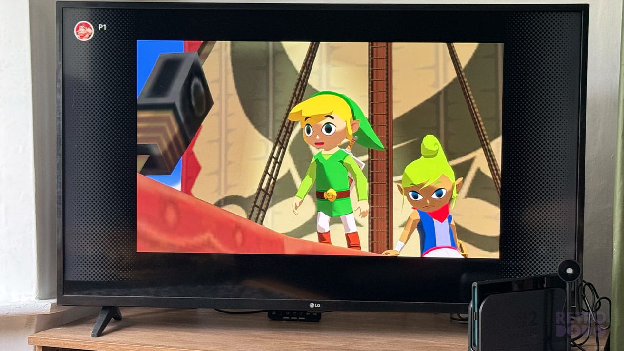Link and Tetra on the Ship