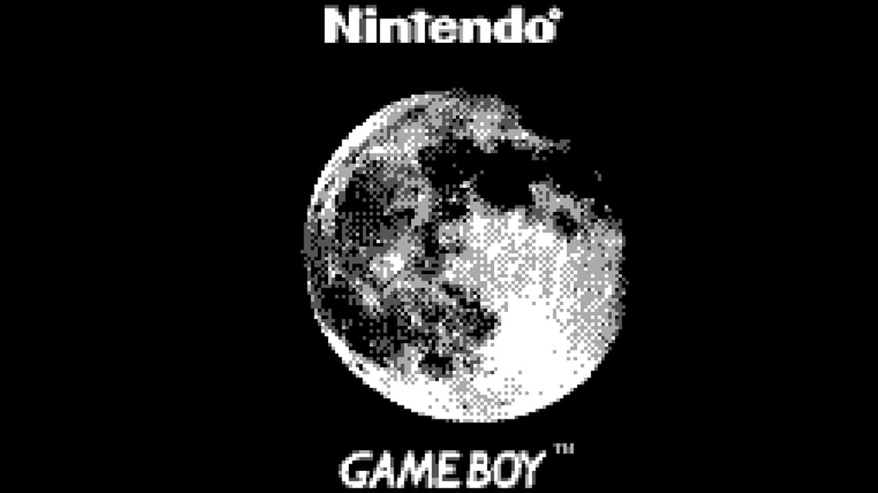An image of the moon taken on a GB Camera