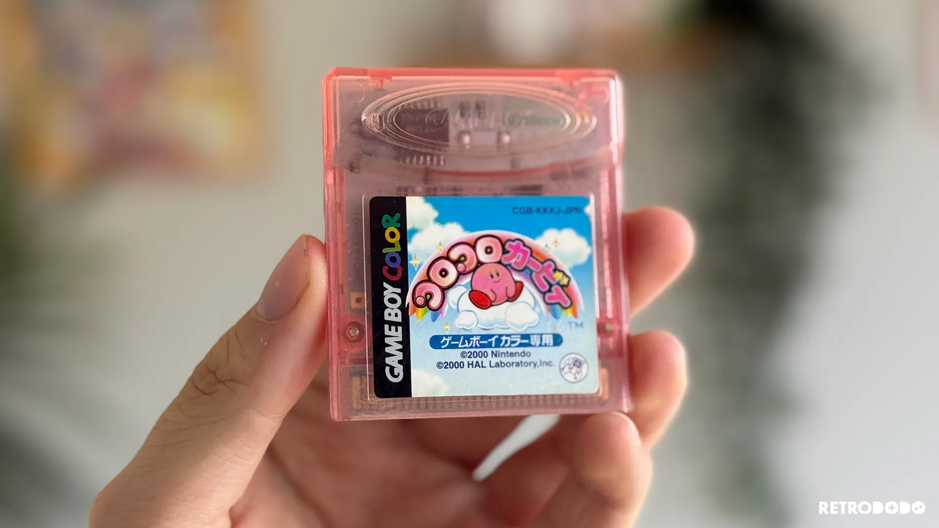 Kirby Tilt N Tumble GBC Cartridge Japanese