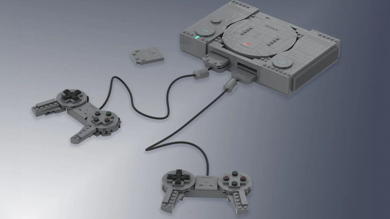 LEGO PS1 and controllers