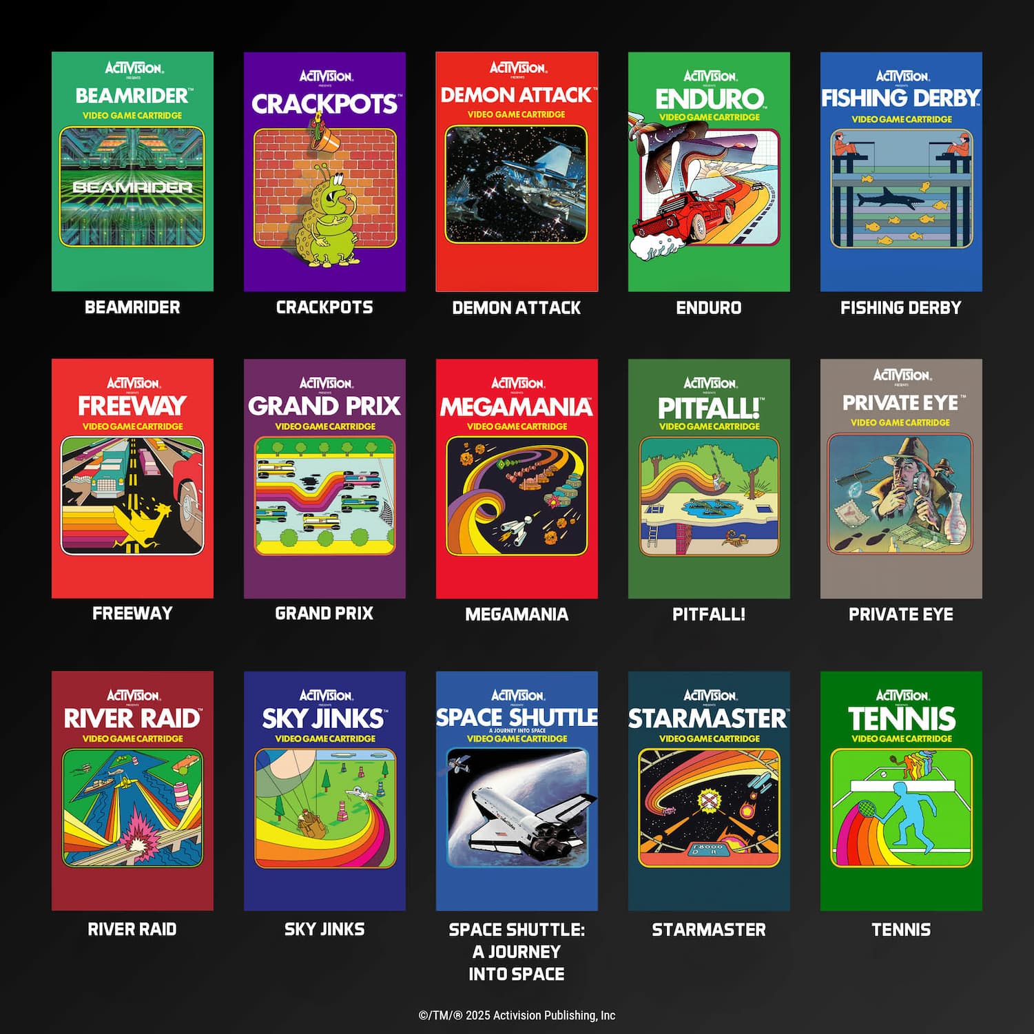 All of the games in the Activision Collection 1