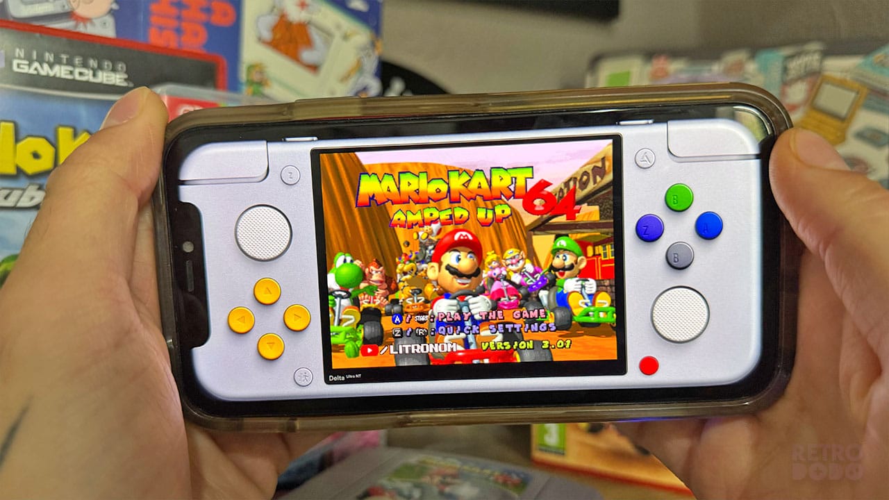 Mario Kart 64 Amped Up loading screen