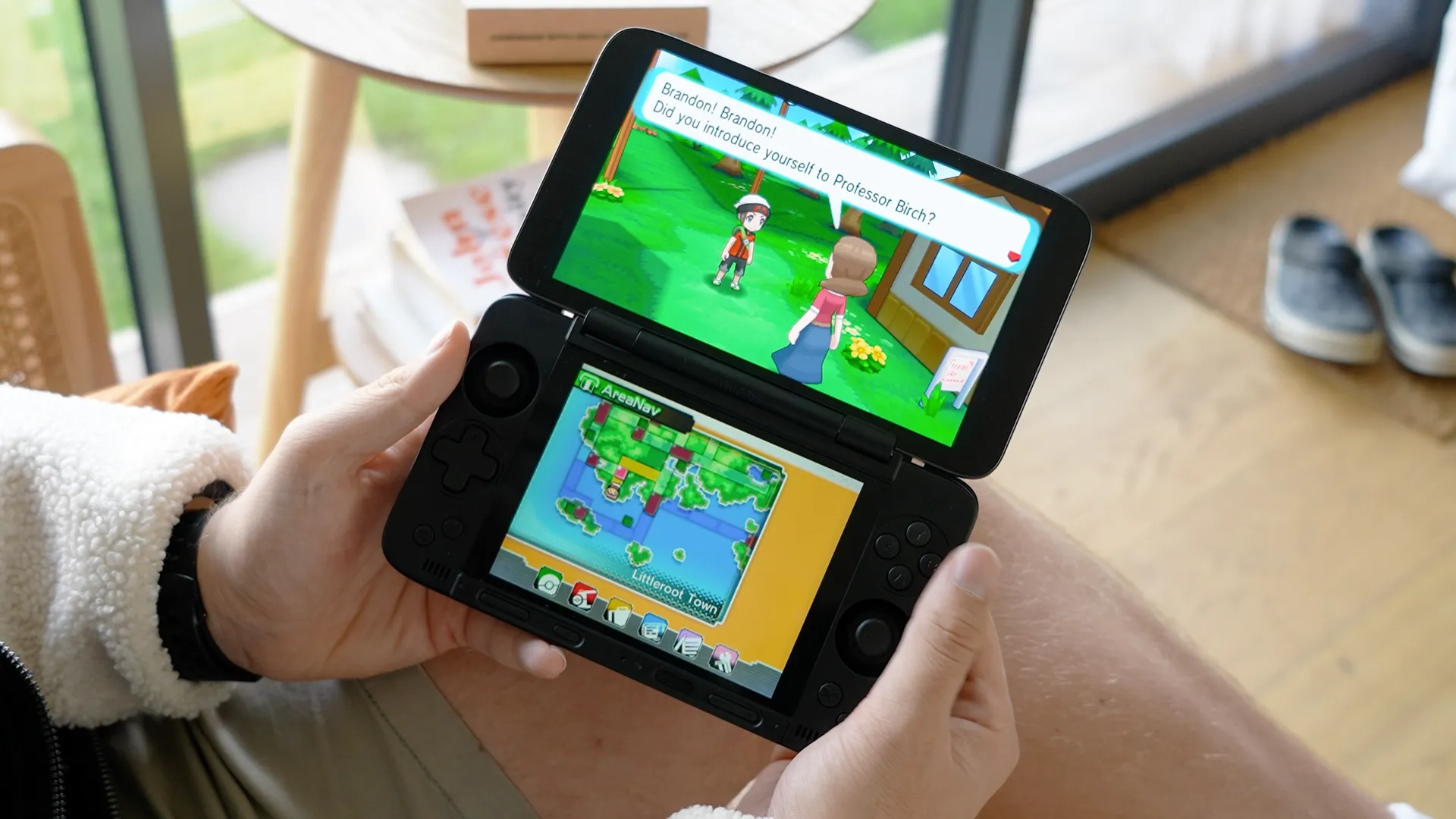 Pokemon Omega Ruby on AYANEO Pocket DS