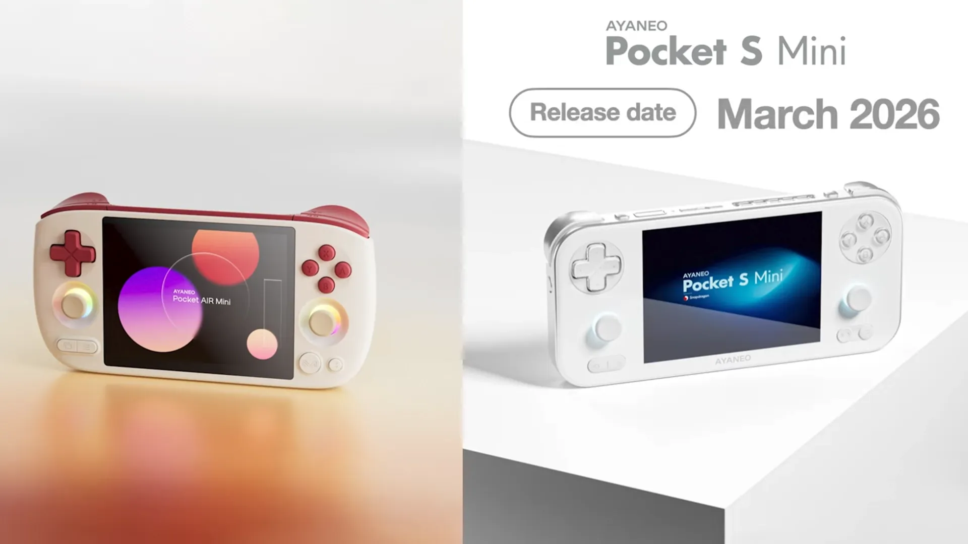 AYANEO Secretly Reveals Pocket S Mini 4:3 Retro Handheld