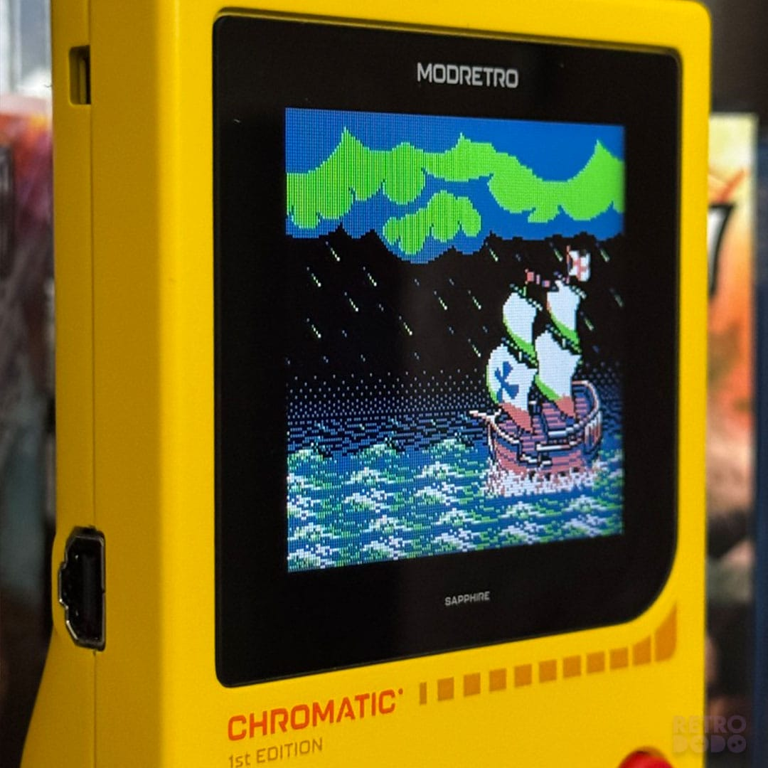 A close up of the ModRetro Chromatic