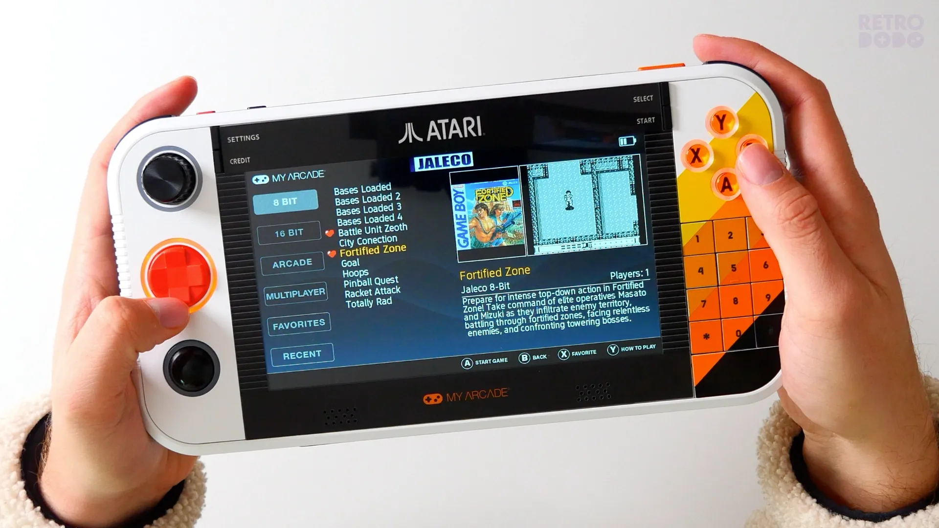 ATARI GameStation Go PAC-MAN game boy