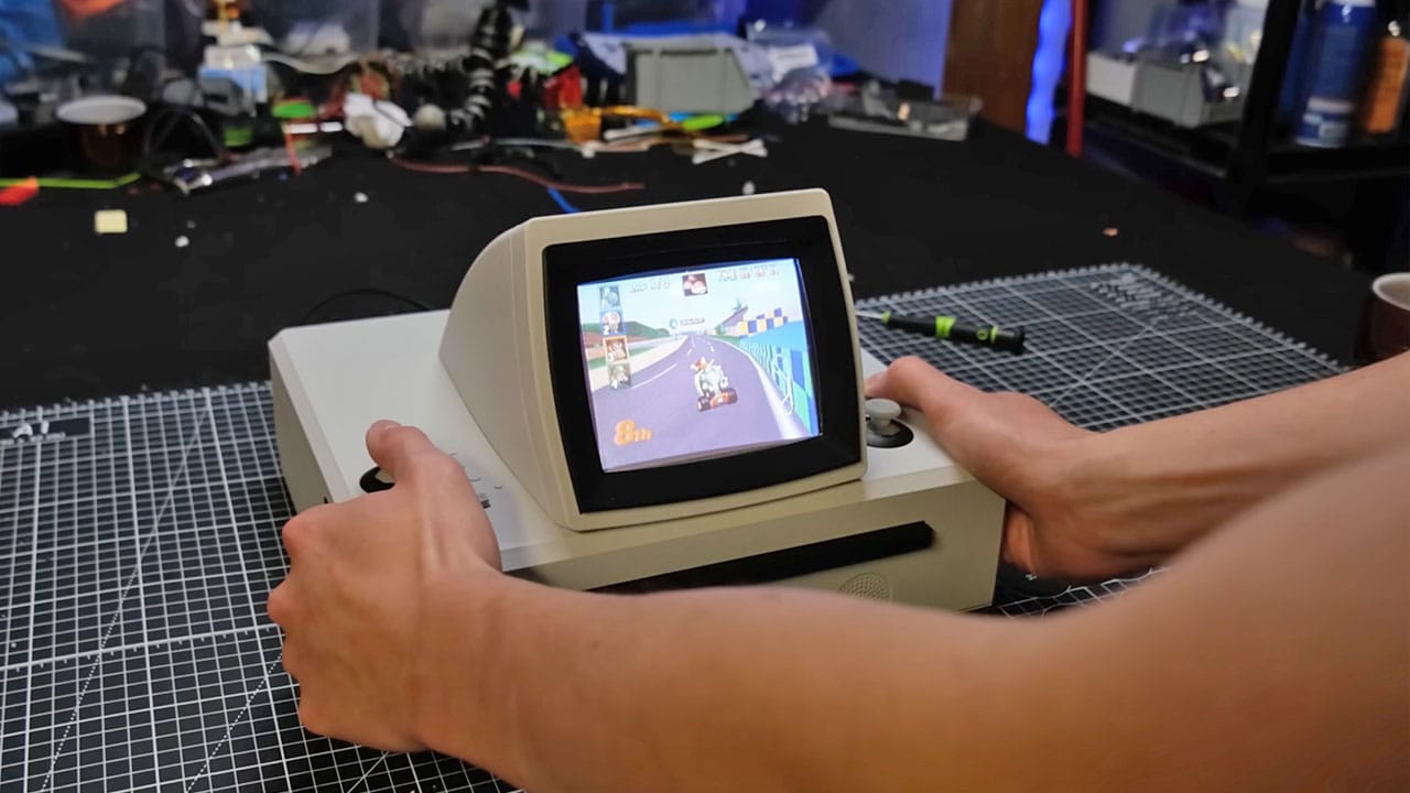 Playing Mario Kart 64 on the Switch 2 crt dock