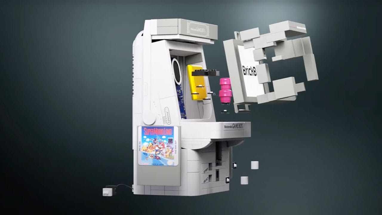 BrickBoy Arcade Edition deconstructed on a YouTube video