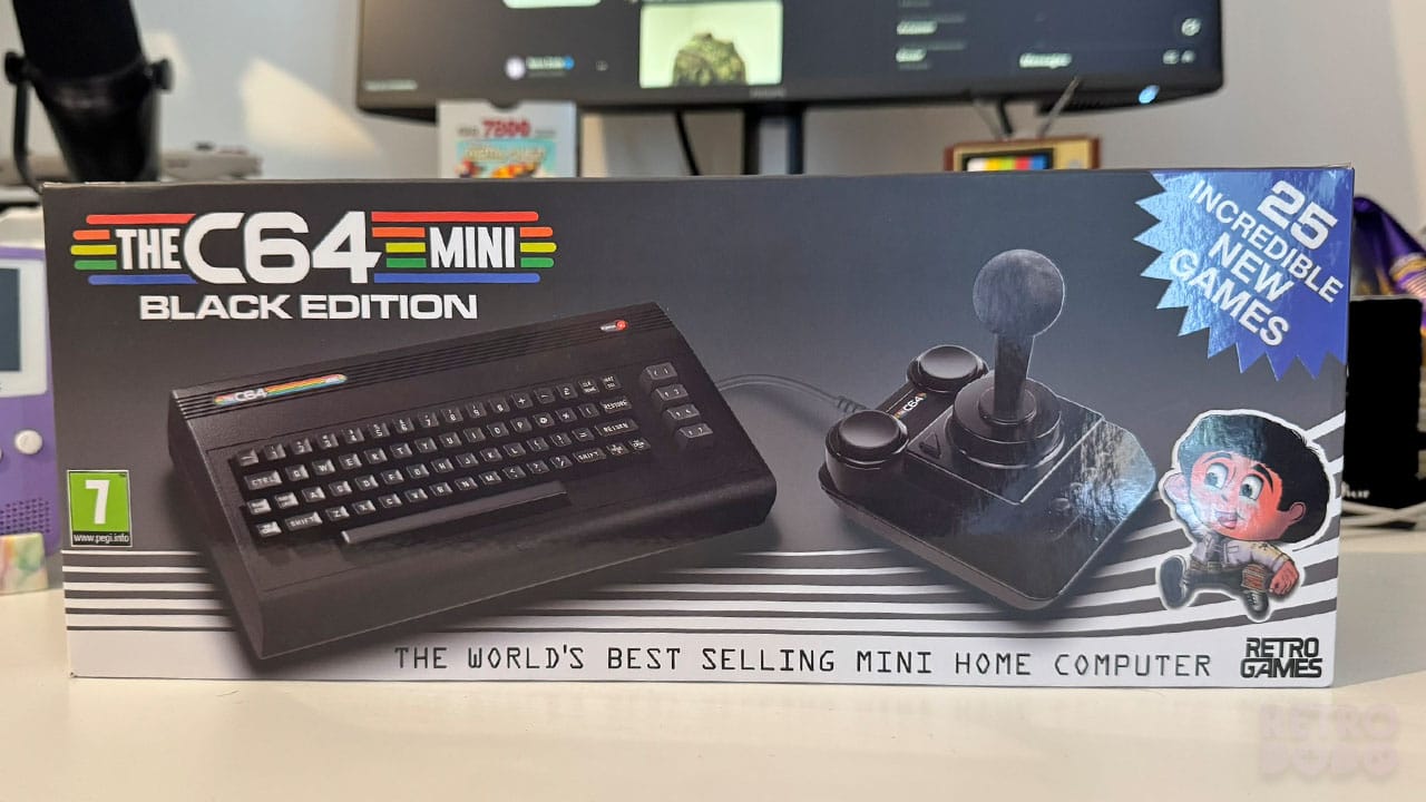 The C64 Mini: Black Edition box